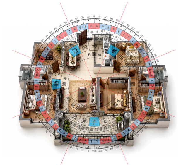 3D住宅与方位分析界面